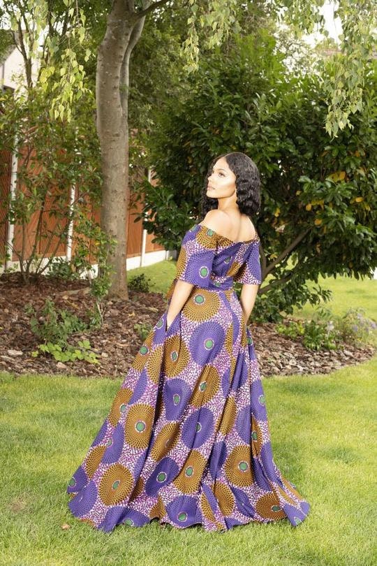 Anissa Maxi Dress African Clothing African Dress African | Etsy