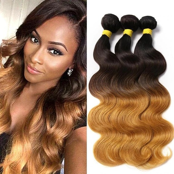 Feather weft hair extension /100% Virgin hair 10A / Natrual color