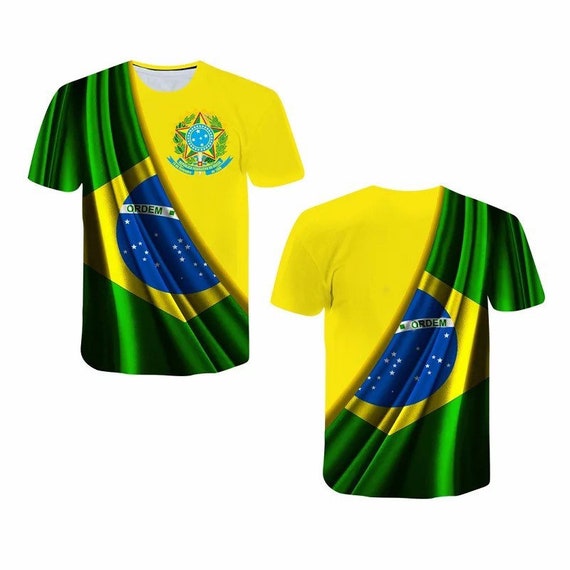 Brazil football shirt mens