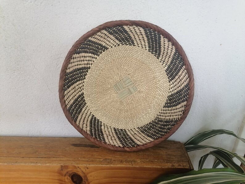 African Binga baskets African wall decor Woven wall baskets Etsy