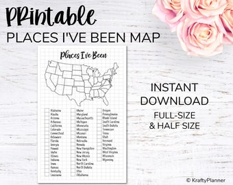 bullet journal map etsy