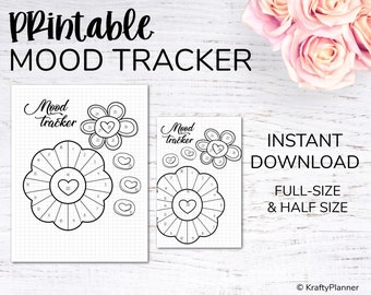 Mood Tracker Bullet Journal Collection - PDF