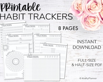 Habit Tracker Bundle - Printable PDF