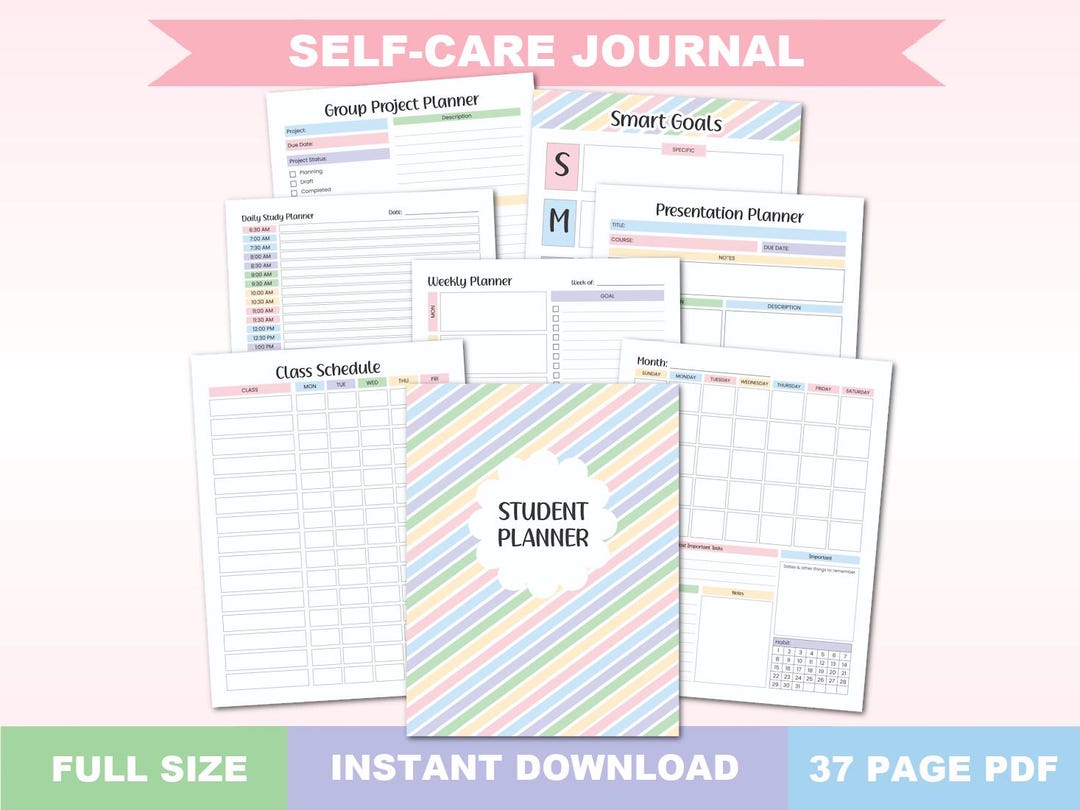 Printable Student Planner – Ultimate School Organizer for Success ...