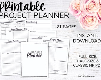 Project Planner Pack - 21 Pages {instant download}