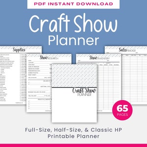 Craft Fair Ideas 2019 - DIY Planner Kit - Planner Accessories