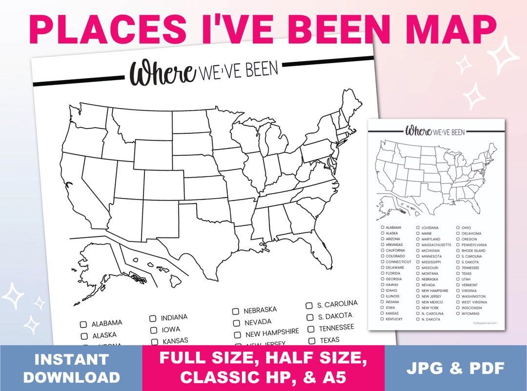 Places I 39 ve Been Map Printable - Il 1080xN.4882216467 8n8b 