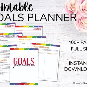 Doelplanner 400+ pagina&#39;s {directe download}
