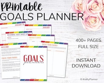 Goal Planner 400+ Pages {instant download}