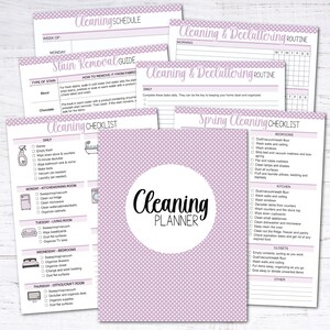 Home Management Binder - Editable Planner Bundle Starter Kit - Purple ...