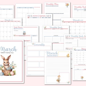 March 2024 Planner Printable PDF Instant Download image 2