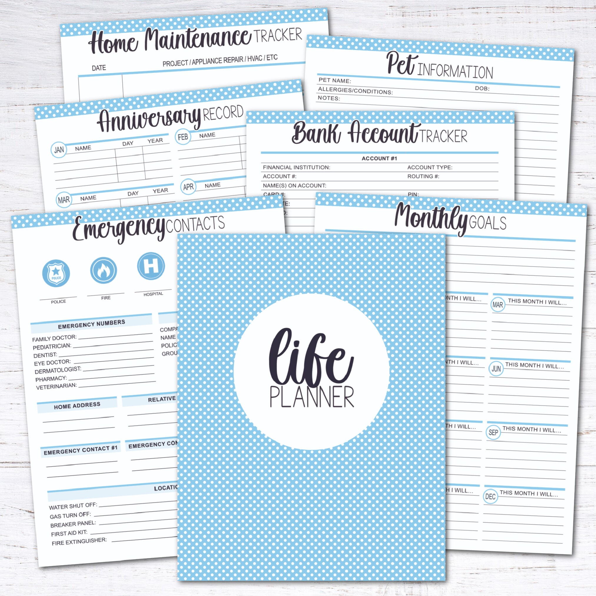 Home Management Binder Editable Planner Bundle Starter Kit - Etsy