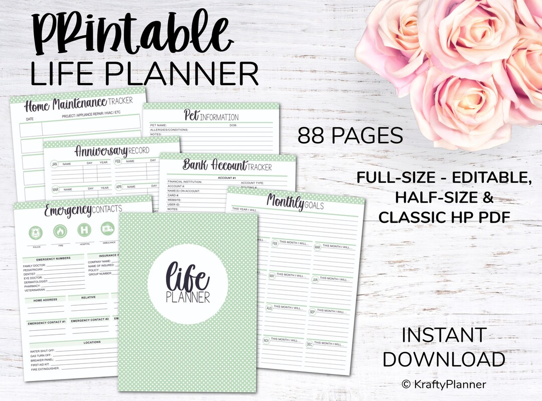 Household Binder | A Collection of Editable Printables to Help You ...