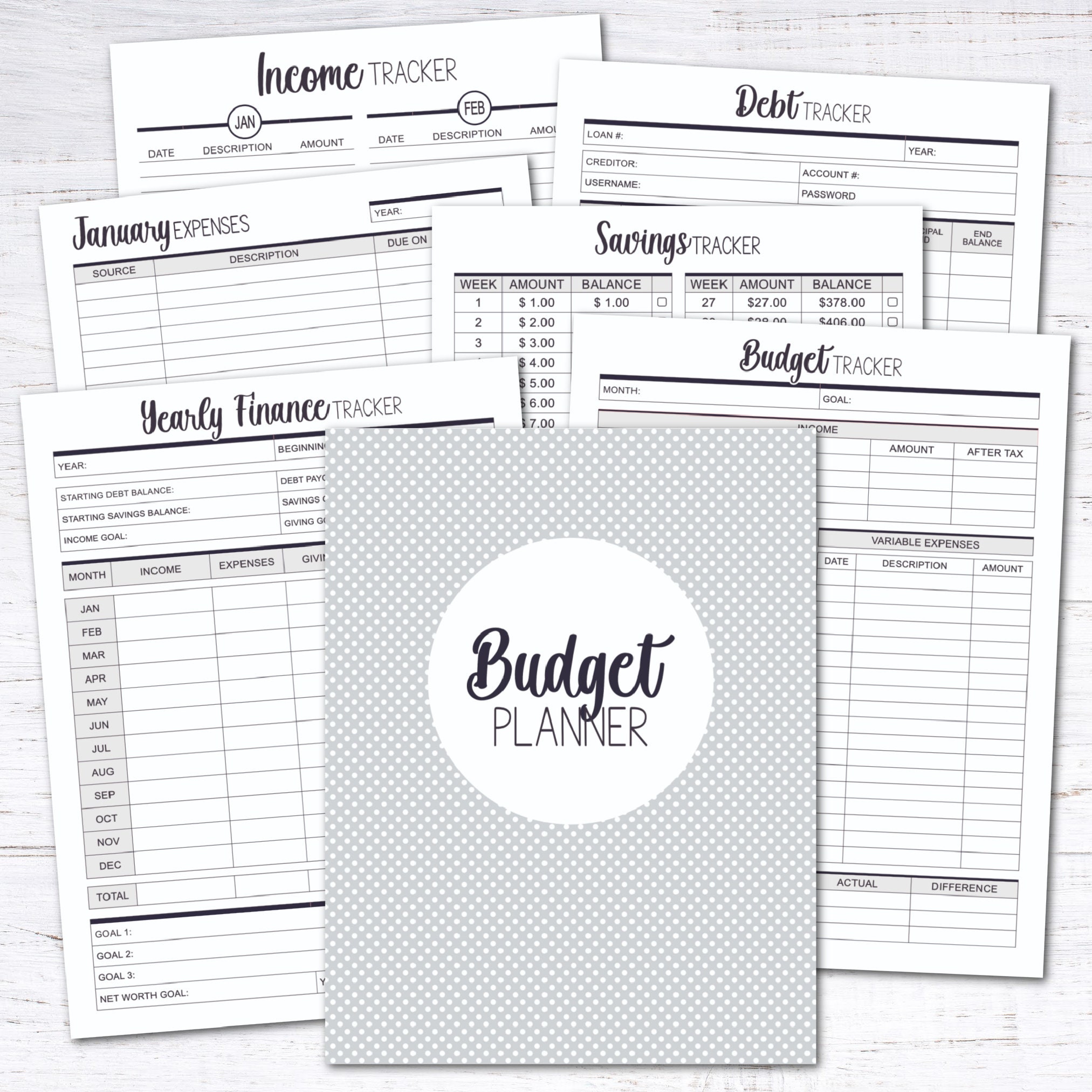 Home Management Binder Editable Planner Bundle Starter Kit - Etsy