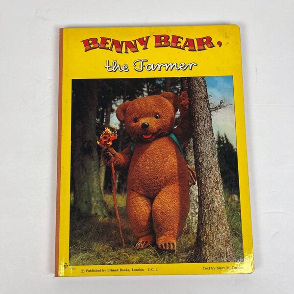 Benny Bear, the Farmer by Mary M Turnor Vintage Board Book Brimax