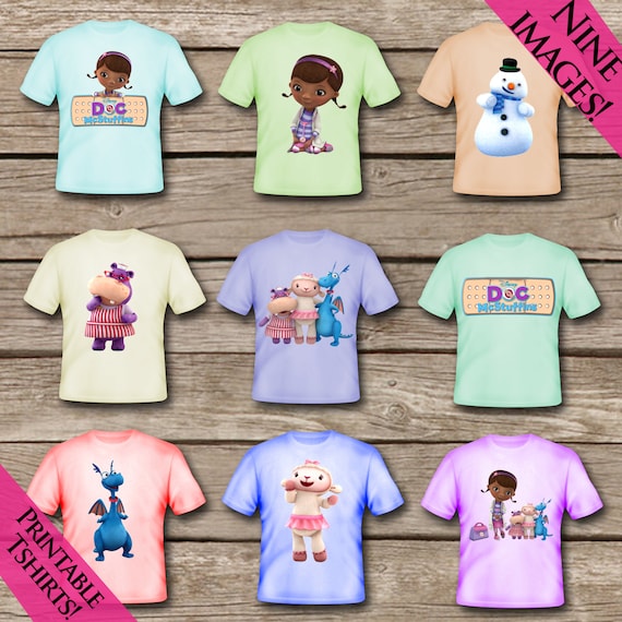 9 Doc Mcstuffins Tshirt Transfers Iron on Tshirt images | Etsy