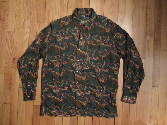 black polo ralph lauren button up