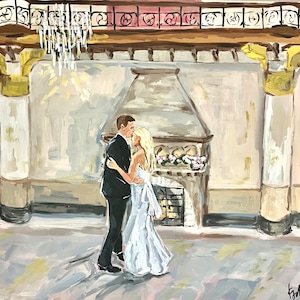 Live wedding/live event painting