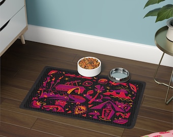 Pet Food Mat: The Tiki Bar