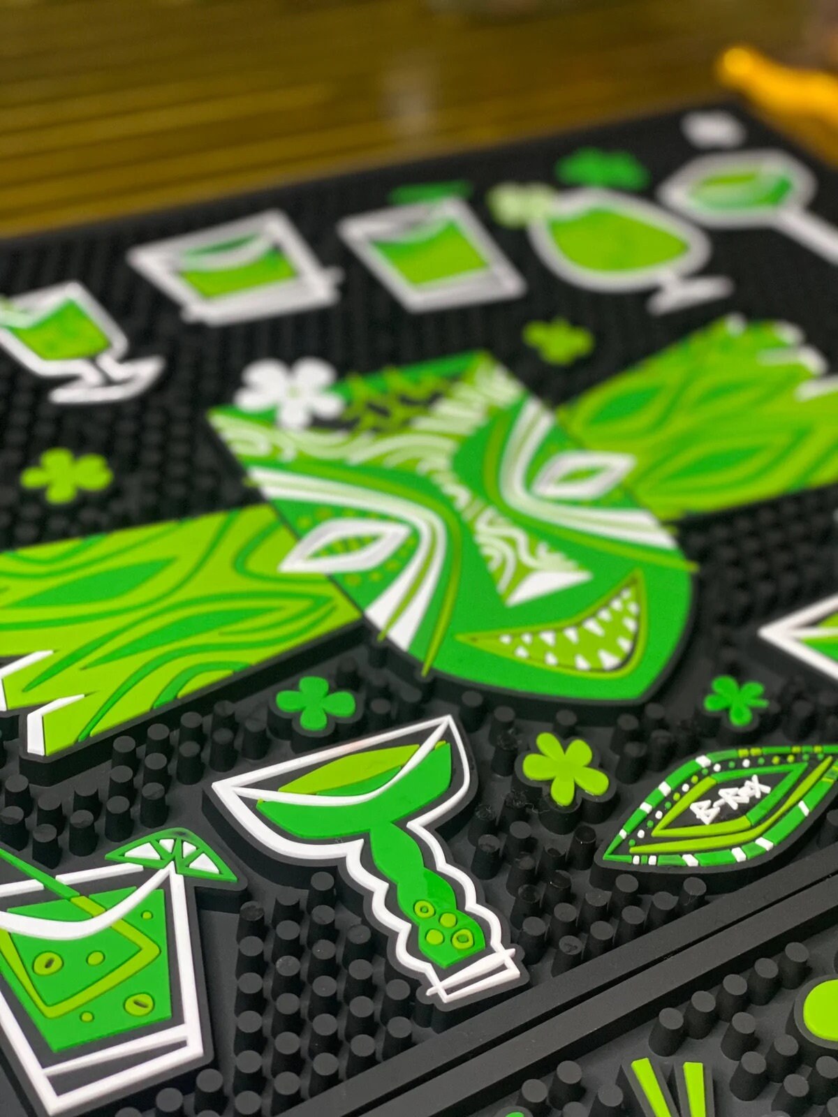 Bar Mat Tropical Libations Full Size Etsy