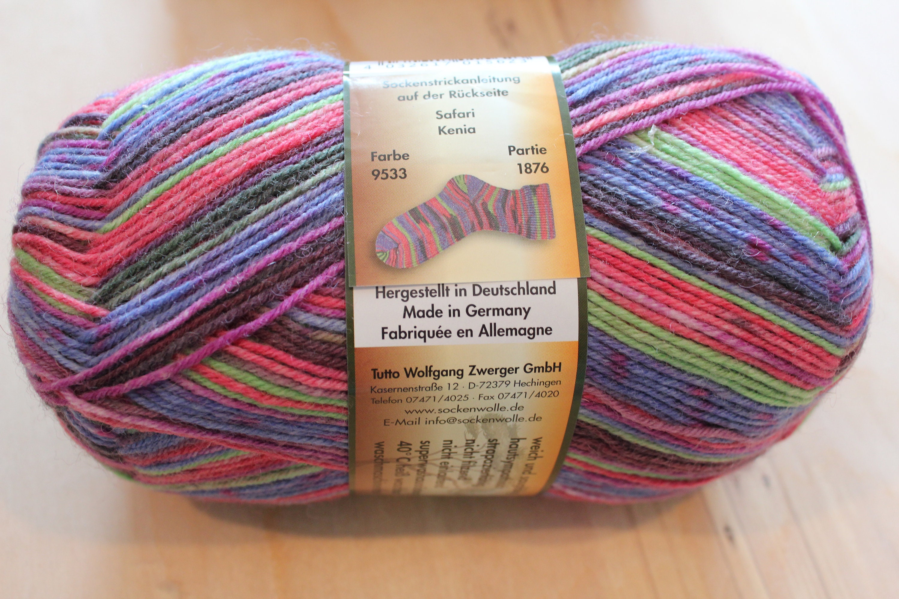Ba Opal Sock Yarn 9533 Safari Kenya 75 wool 25 nylon 100 Etsy