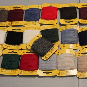 individual colors 2 ply, 75% wool 25 nylon, Regia Sock yarn reinforcement for your heels + toes 5 grams Stopf und Beilaufgarn