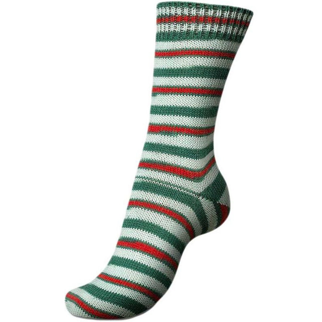 D2up Regia Christmas Colors Sock Yarn 1161 Candy Speculatus 75 Wool 25 Nylon 100 Grams 460