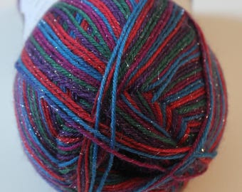 sock yarn West Yorkshire Spinners Signature WYS Vintage Tinsel Christmas Sparkle glitter