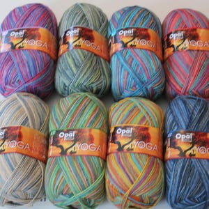 Opal sock yarn Yoga wool nylon blend 100 grams