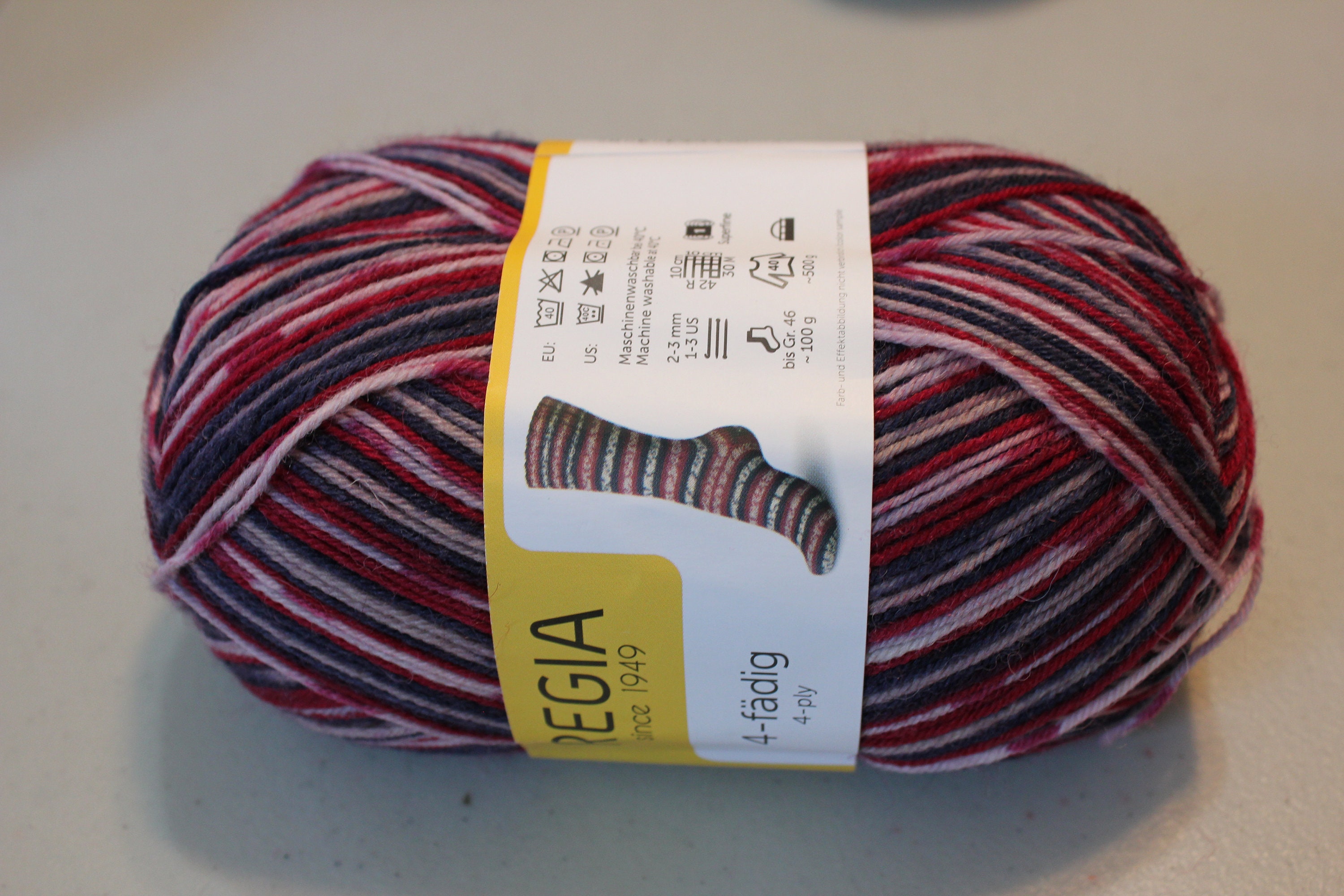 100gr/400m, SMC REGIA Tweed 4-ply / Sock Yarn / Wool Yarn 
