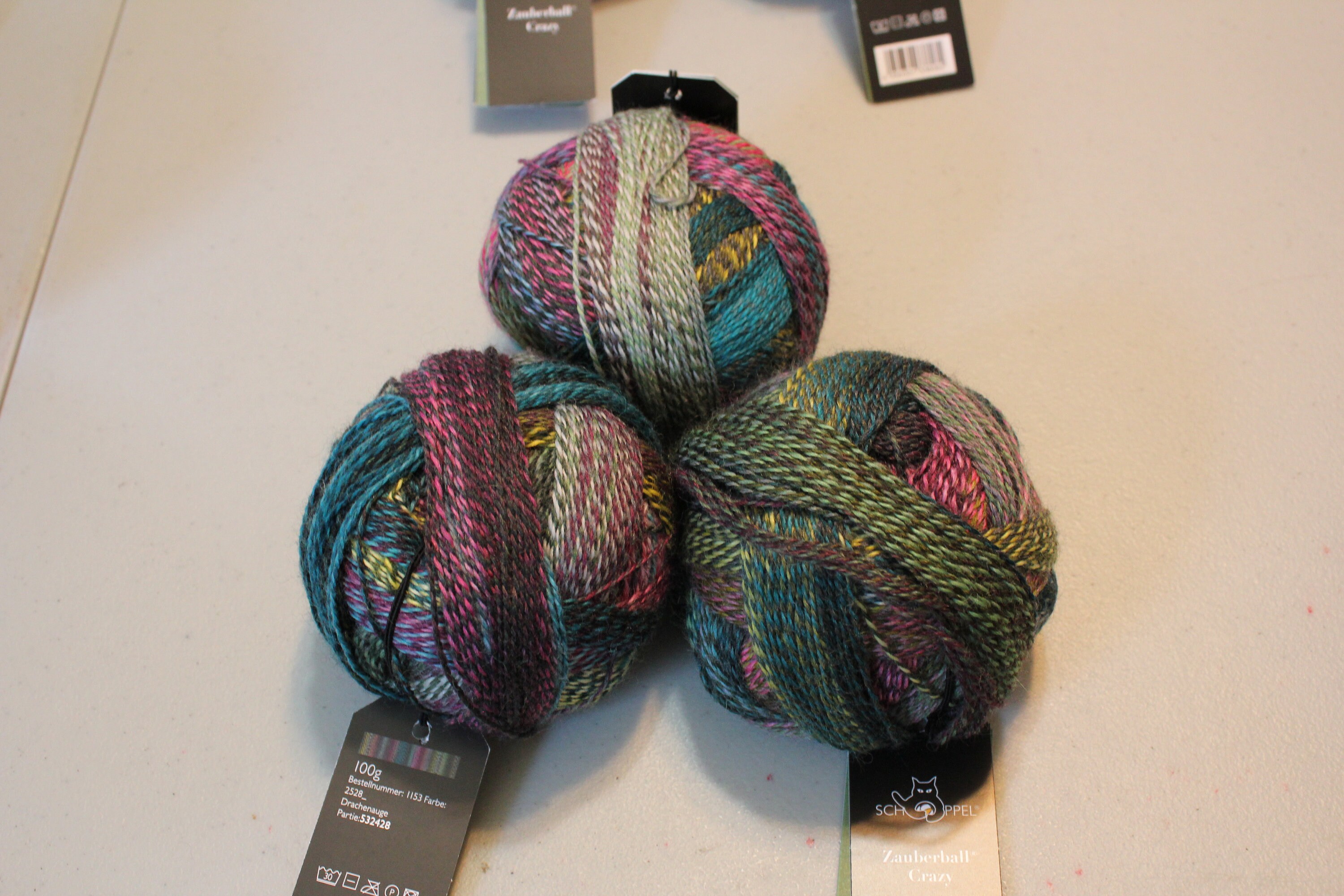 Schoppel Wolle - Zauberball Crazy Knitting Yarn - Dragon Eye (#2528)