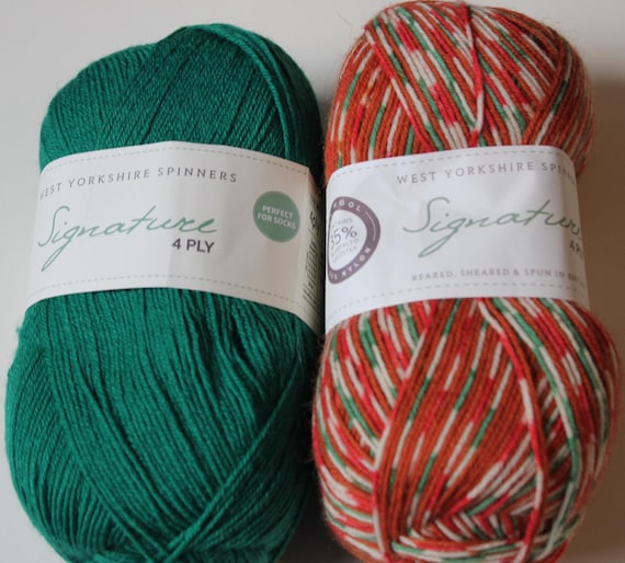 sock yarn West Yorkshire Spinners Signature WYS Nutcracker Christmas Sparkle glitter