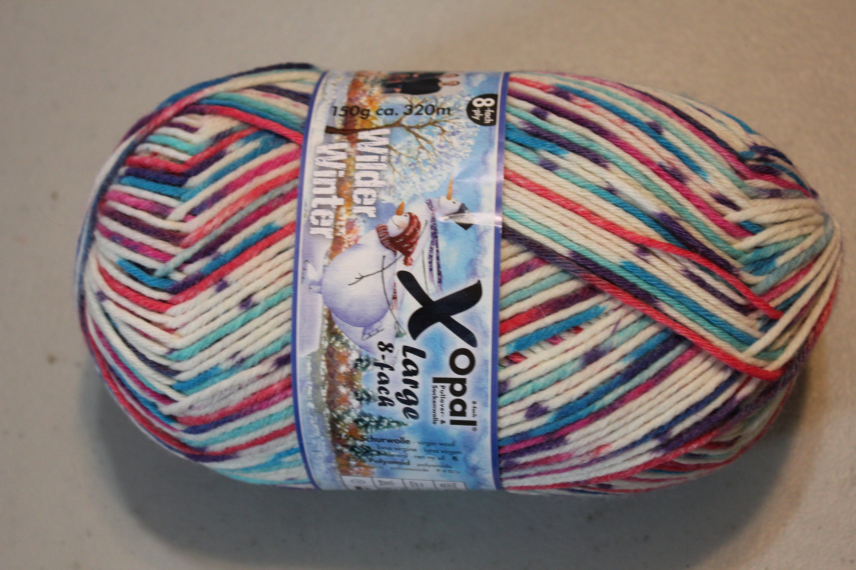 BUDGET WOOL - 8 PLY - ASSORTED COLOURS (10pk)