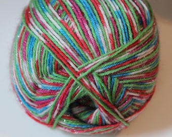 sock yarn West Yorkshire Spinners Signature WYS Fairy Lights Christmas Sparkle