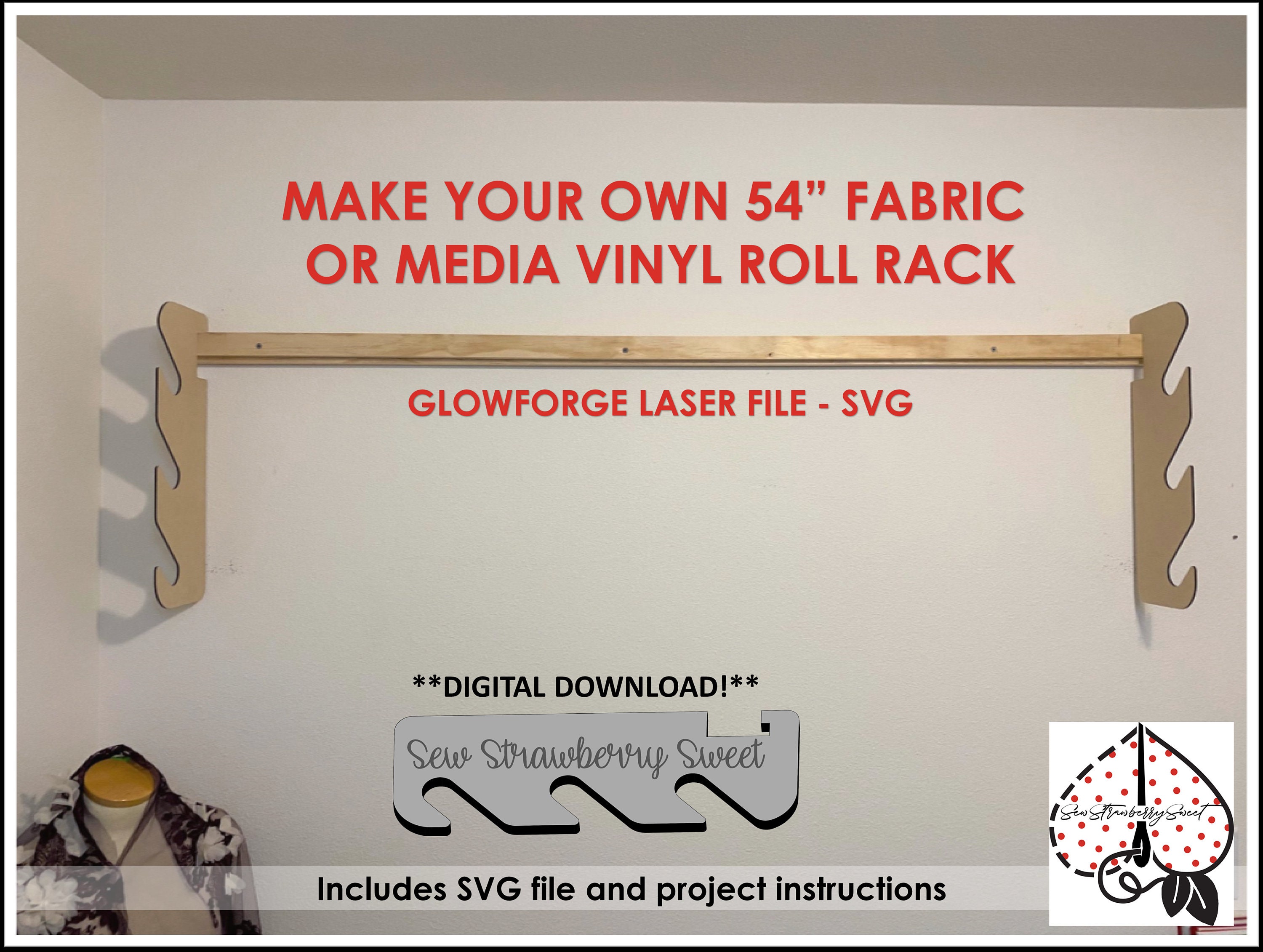 Wall mount vinyl deals rack