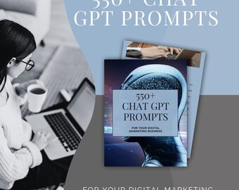 550+ ChatGPT Prompts for Digital Marketing | Done-For-You Business & Growth Prompt Library | Instant Download