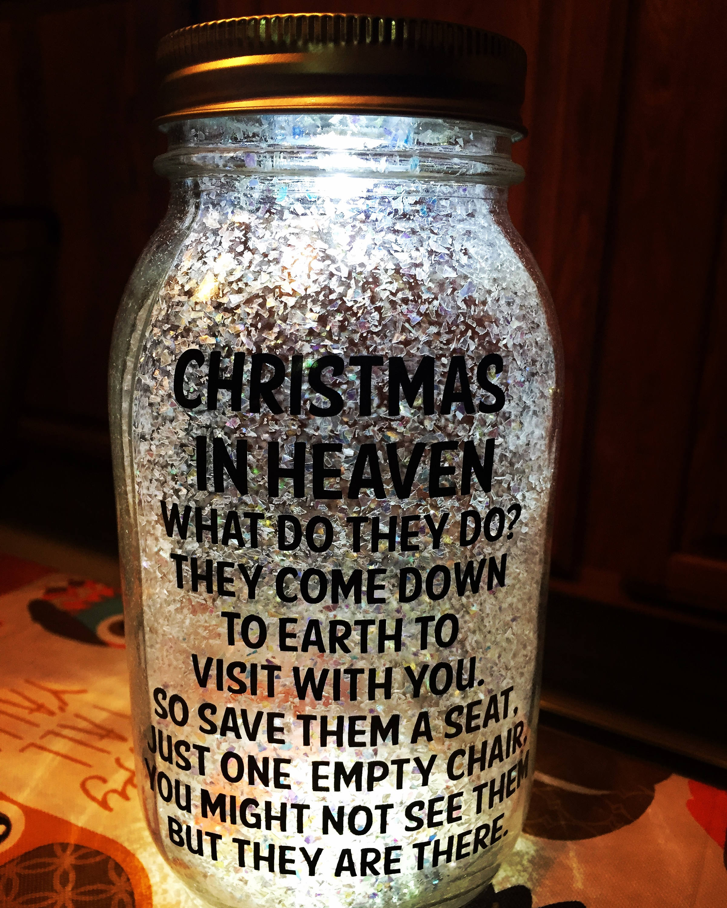 christmas in heaven remembering lost loved ones loss of a Etsy