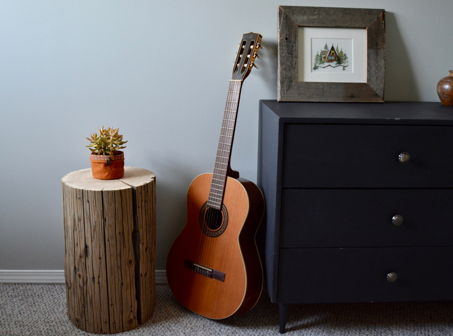 Large Size Reclaimed cedar log end tables Tree stump side Etsy