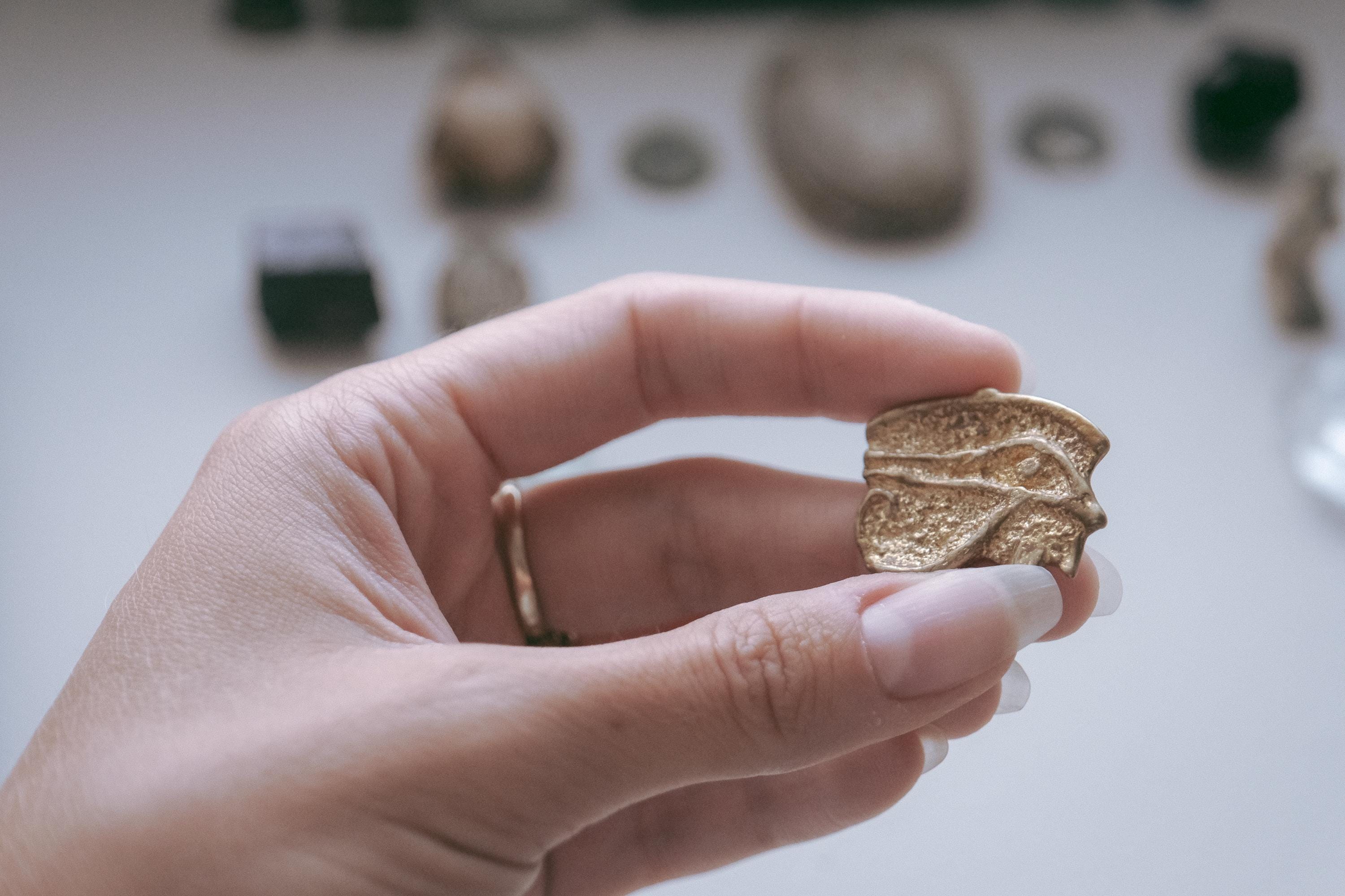 Amulette Pendentif Talisman 'Œil Du Prophète' En Laiton - Neuf Avec étiquettes
