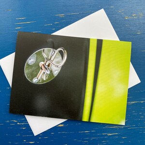 Gefaltet 3,5 "x 5" Grußkarte mit einem Mopar Muskel Auto Foto ideal für jeden Anlass einschließlich Vatertag, Papa, Geburtstag, Auto-Liebhaber.