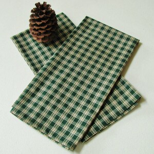 Green Plaid Placemats Sold Individually image 4