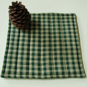 Green Plaid Placemats Sold Individually image 7