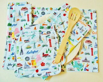 Cities of America Kitchen Linens