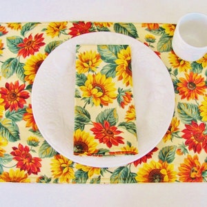 Autumn Floral Placemats Sold Individually image 2