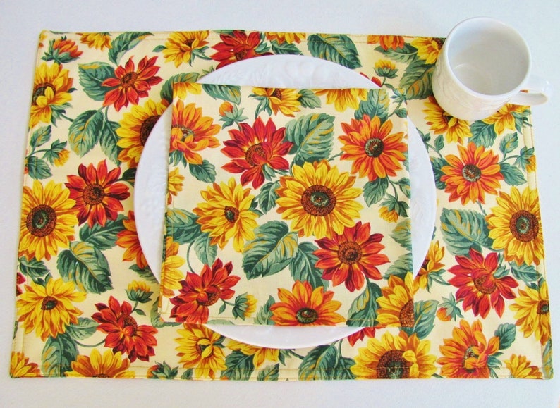 Autumn Floral Placemats Sold Individually image 3