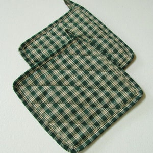 Green Plaid Placemats Sold Individually image 6