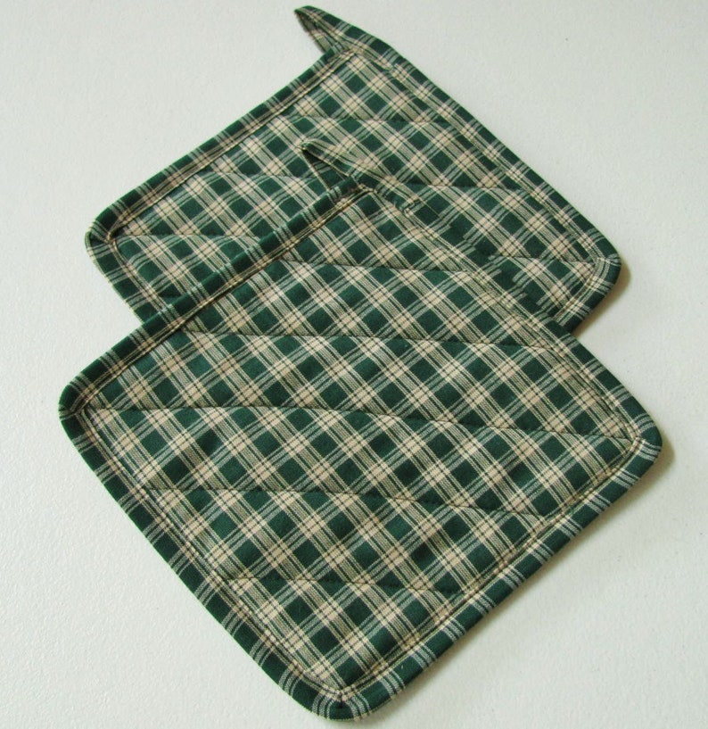 Green Plaid Placemats Sold Individually image 6