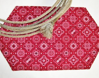 Red Bandana Table Runner (Various Sizes)