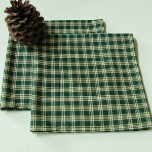 Green Plaid Placemats Sold Individually image 5