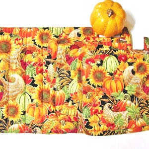 Fall Harvest Potholders/Hot Pad Set (3 Items Total)